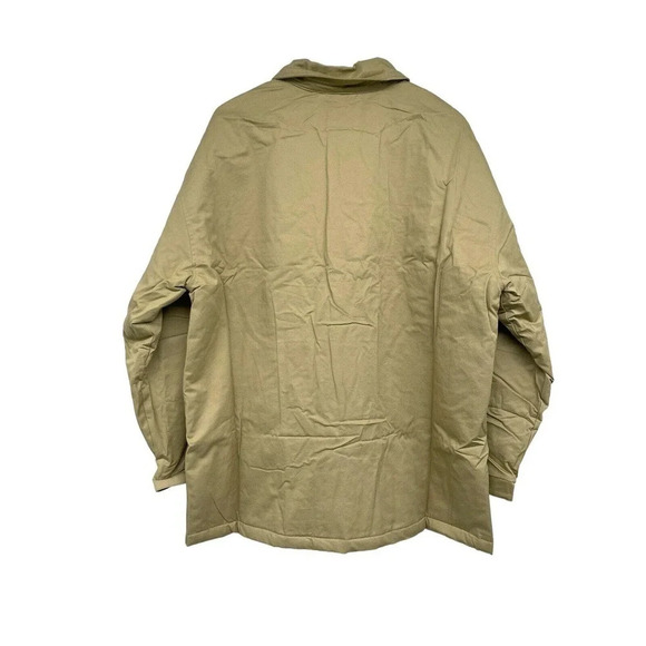 Bp. Women's Shacket Shirt Jacket Quilted with Pockets Button Front Size XL Tan - Picture 5 of 13